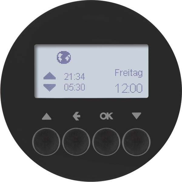 Jalousie-Schaltuhr 85741131 schwarz glänzend Jalousie-Schaltuhr 85741131 schwarz glänzend