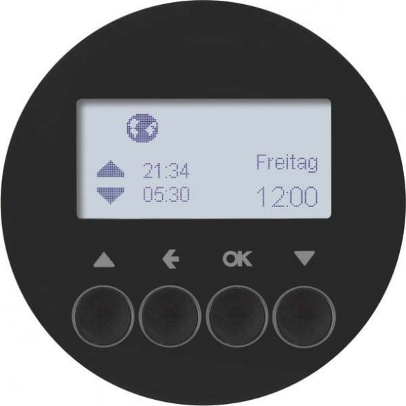 Jalousie-Schaltuhr 85741131 schwarz glänzend Jalousie-Schaltuhr 85741131 schwarz glänzend