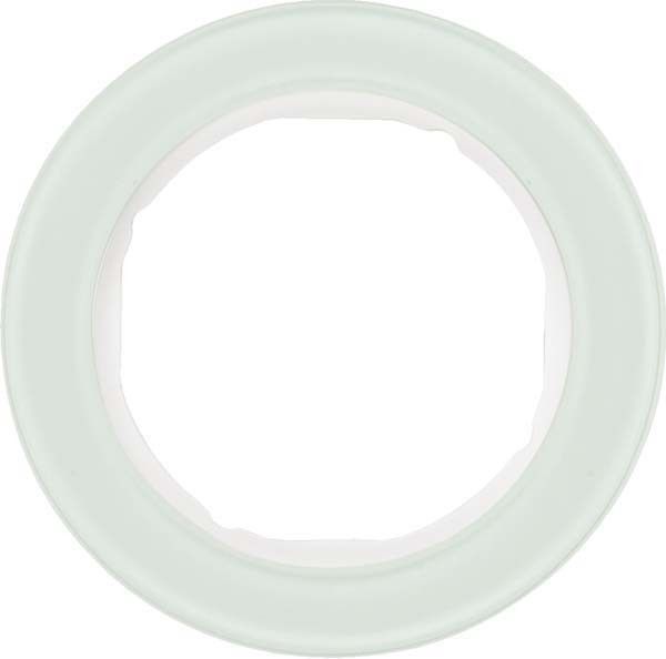 Rahmen 1-fach 10112009 Glas polarweiß Rahmen 1-fach 10112009 Glas polarweiß