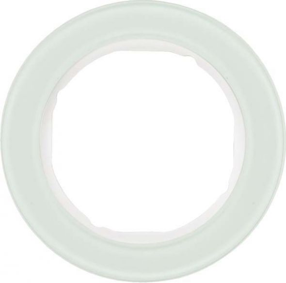 Rahmen 1-fach 10112009 Glas polarweiß Rahmen 1-fach 10112009 Glas polarweiß