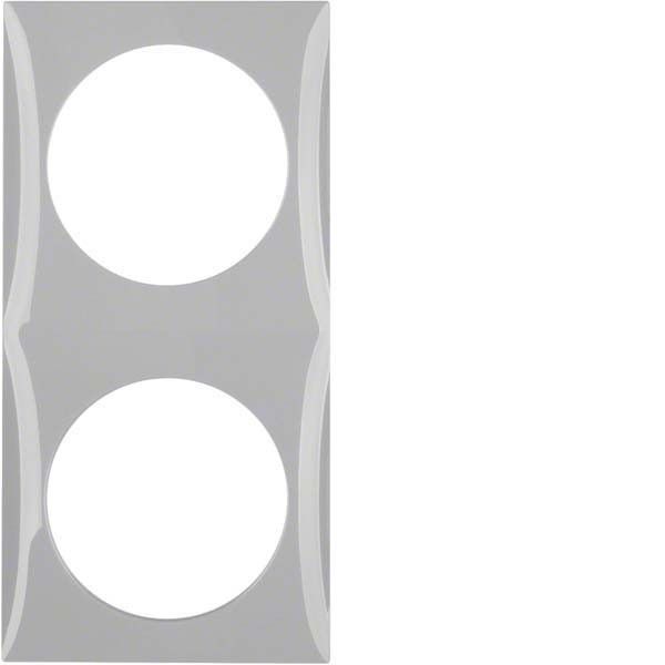 Rahmen 2-fach 918262507 grau glänzend Rahmen 2-fach 918262507 grau glänzend