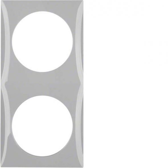 Rahmen 2-fach 918262507 grau glänzend Rahmen 2-fach 918262507 grau glänzend