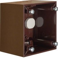 Aufbau-Gehäuse 911512501 braun glänzend