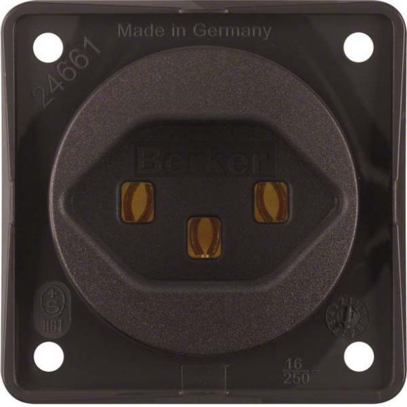 Steckdose 962592501 braun matt Steckdose 962592501 braun matt