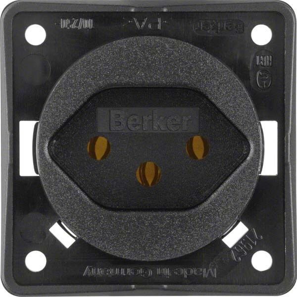 Steckdose 9624905 schwarz matt Steckdose 9624905 schwarz matt