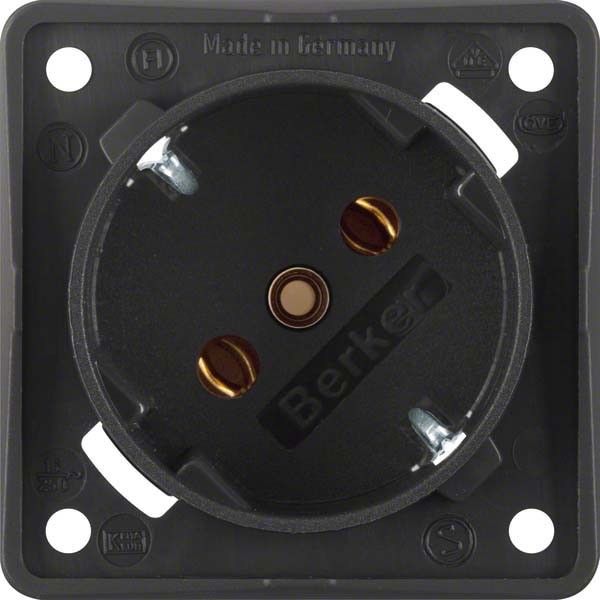 SCHUKO-Steckdose 8418525 schwarz matt SCHUKO-Steckdose 8418525 schwarz matt