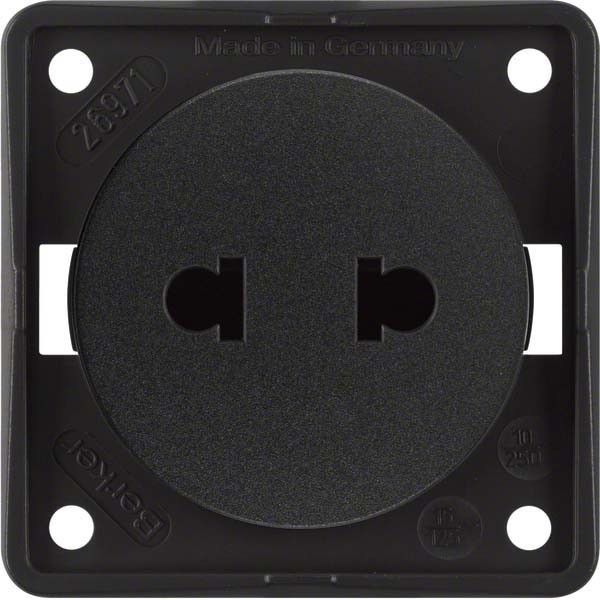 Steckdose 962572503 schwarz matt Steckdose 962572503 schwarz matt