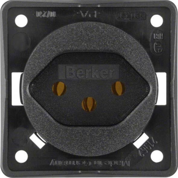 Steckdose 9624905 schwarz matt Steckdose 9624905 schwarz matt