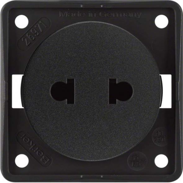 Steckdose 962572503 schwarz matt Steckdose 962572503 schwarz matt