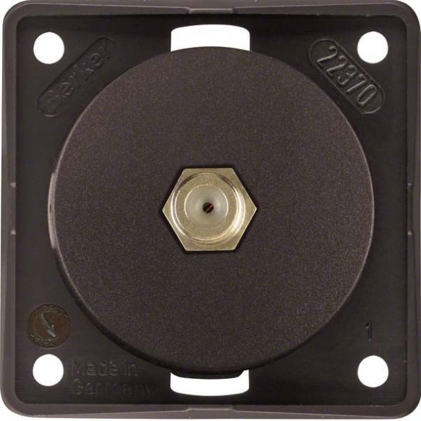 Antennen Steckdose 945192501 braun matt Antennen Steckdose 945192501 braun matt