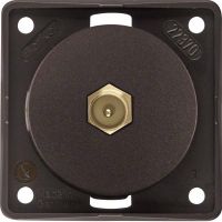 Antennen Verbinderdose 945812501 braun matt