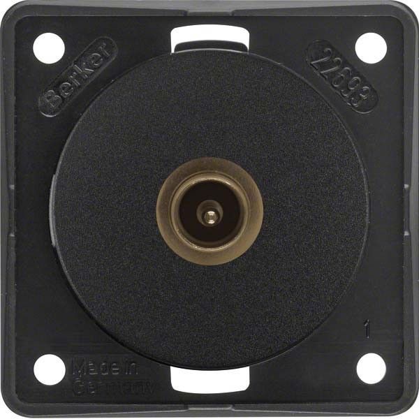 Antennen Steckdose 9451115 schwarz matt Antennen Steckdose 9451115 schwarz matt