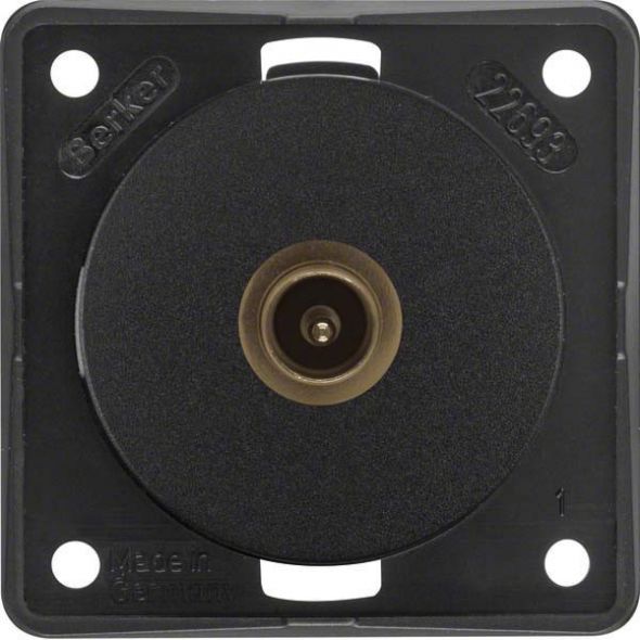 Antennen Steckdose 9451115 schwarz matt Antennen Steckdose 9451115 schwarz matt