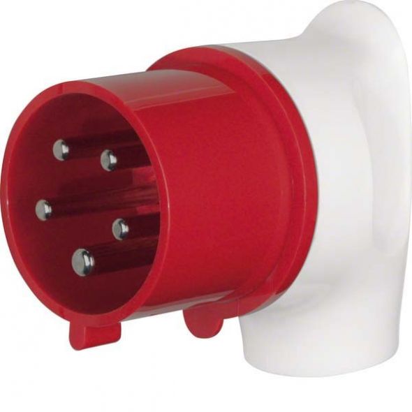 CEE-Winkelstecker 578201 grau-rot CEE-Winkelstecker 578201 grau-rot