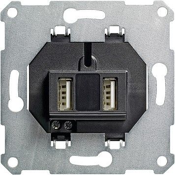 USB Spannungsvers. 2-fach 235900 Typ A / Typ A schwarz USB Spannungsvers. 2-fach 235900 Typ A / Typ A schwarz