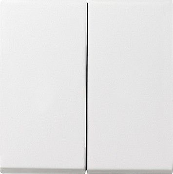 Wippe 026603 Serienschalter IP44 reinweiß glänzend - alte Generation