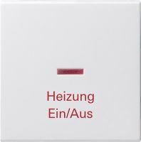 Wippe 067827 Heiz-Not-Sch. reinweiß seidenmatt - alte Generation