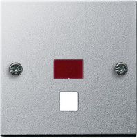 Zentralplatte Zugtast. alu 063826