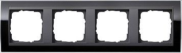 System 55 Event Klar 4-fach Rahmen schwarz 0214738