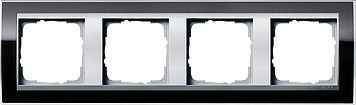 System 55 Event Klar 4-fach Rahmen schwarz 0214736