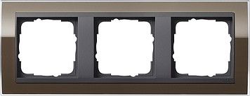 System 55 Event Klar 3-fach Rahmen braun 0213768 System 55 Event Klar 3-fach Rahmen braun 0213768
