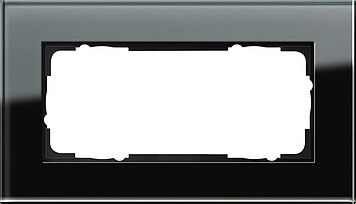System 55 Esprit 2-fach Rahmen schwarz o.M.100205 System 55 Esprit 2-fach Rahmen schwarz o.M.100205