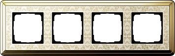 System 55 ClassiX Art 4-fach Rahmen messing 0214673 System 55 ClassiX Art 4-fach Rahmen messing 0214673