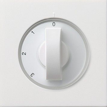 Abdeckg. 0669112 mit Knebel reinweiß glänzend - alte Generation