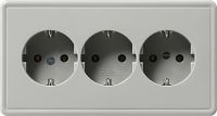 Schuko-3f.Steckdose gr 019942