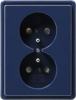 Doppelsteckdose CEBEC bl 079546