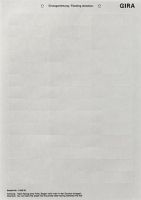 Beschriftungsbogen f. System 55 62,0x18,0mm 145900