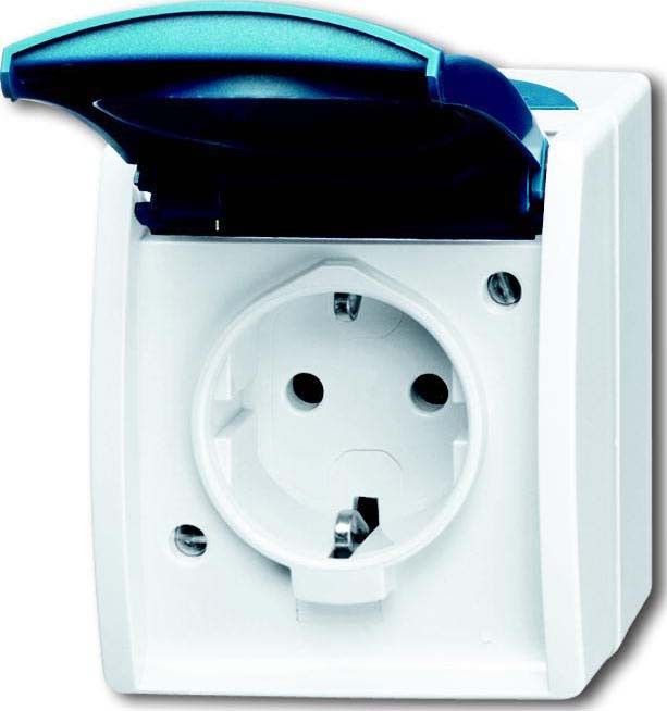 Steckdose m.Klappdeckel 20 EBW-53 Steckdose m.Klappdeckel 20 EBW-53
