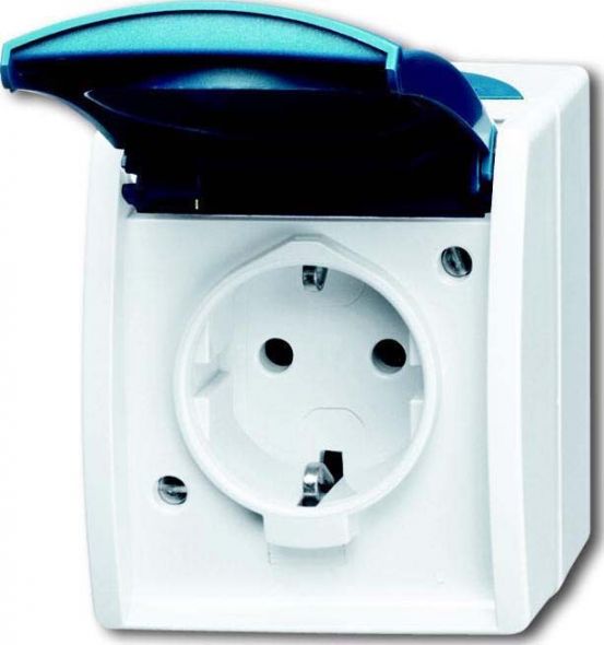 Steckdose m.Klappdeckel 20 EBW-53 Steckdose m.Klappdeckel 20 EBW-53