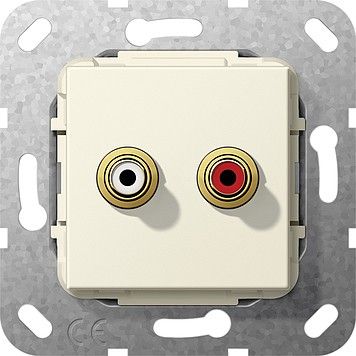 Cinch Audio Kabelpeitsche 563301 cremeweiß glänzend