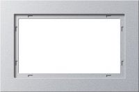 System 55 E2 1,5-fach Rahmen aluminium 100125