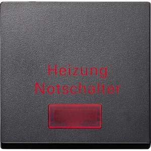 Wippe anthrazit Heizung Notschalter MEG3327-0414 Wippe anthrazit Heizung Notschalter MEG3327-0414