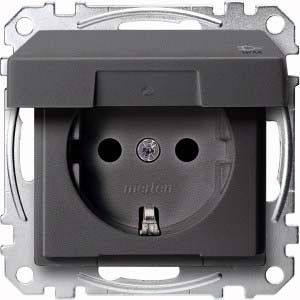 SCHUKO Steckdose anthrazit IP44 MEG2414-0414 SCHUKO Steckdose anthrazit IP44 MEG2414-0414