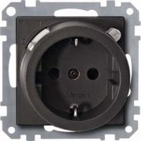 SCHUKO Steckdose anthrazit mit FI 232814