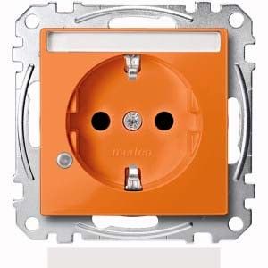 SCHUKO Steckdose orange ZSV MEG2303-0302 SCHUKO Steckdose orange ZSV MEG2303-0302