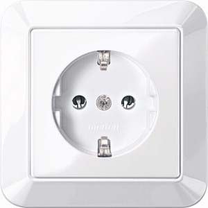 SCHUKO Steckdose aktivweiß glänzend MEG2401-1025 SCHUKO Steckdose aktivweiß glänzend MEG2401-1025