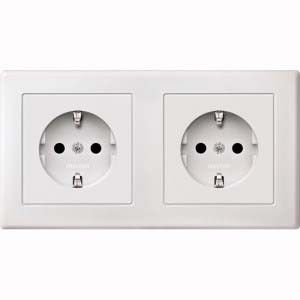 SCHUKO Steckdose polarweiß MEG2328-1519 SCHUKO Steckdose polarweiß MEG2328-1519
