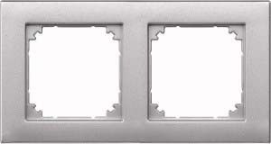 Rahmen M-PLAN 2-fach aluminium Rahmen M-PLAN 2-fach aluminium