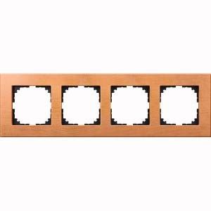 Holzrahmen M-PLAN 4-fach Buche Holzrahmen M-PLAN 4-fach Buche