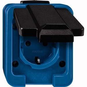 SCHUKO Steckdose blau 279075 SCHUKO Steckdose blau 279075