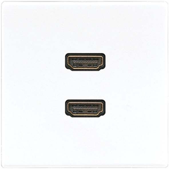 Multimediadose 2-fach HDMI MA LS 1133 WW alpinweiß Multimediadose 2-fach HDMI MA LS 1133 WW alpinweiß