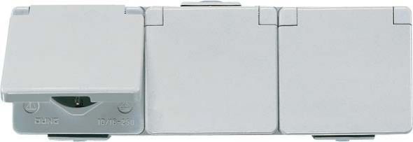 SCHUKO-Steckdose 3-fach 623 W SCHUKO-Steckdose 3-fach 623 W
