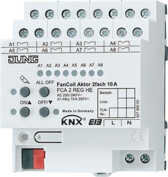 KNX Fan-Coil-Aktor FCA 2 REGHE KNX Fan-Coil-Aktor FCA 2 REGHE
