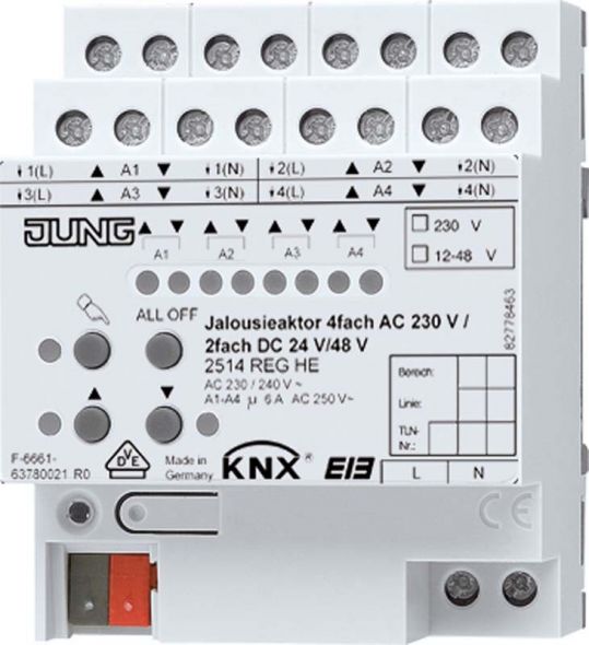 KNX Jalousieaktor 2514 REGHE KNX Jalousieaktor 2514 REGHE