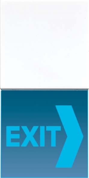 LED-Exit LS 539 N71 SW LED B schwarz LED-Exit LS 539 N71 SW LED B schwarz