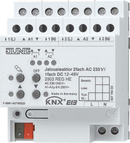 KNX Jalousieaktor 2502 REGHE KNX Jalousieaktor 2502 REGHE